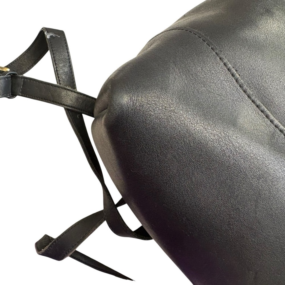 Coach black leather vintage large daypack backpack 9791 - Picture 7 of 9
